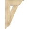Ekena Millwork Traditional Traditional Rough Sawn Bracket w/ Offset Brace, Douglas Fir, 8"W x 22"D x 34"H BKT0806X22X34TRA01RDF - alternate 3